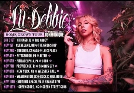 Lil Debbie home grown tour 2015